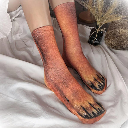 Valentines Day Gifts for Him Teens Her Funny Animal Paw Socks Gag Gifts Stocking Stuffers for Men Women.