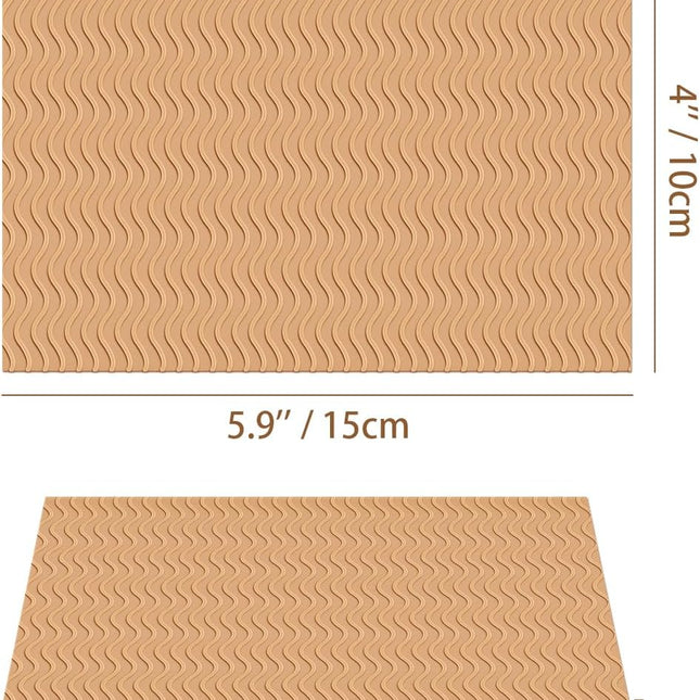 4 Pcs Non-Slip Shoe Sole Pads Shoe Bottom Grip Pads 5.9 x 3.9 Inch Self Adhesive Shoe Sole Protectors Shoe Pads Sole Shoe Bottom Protector for Women (Nude).