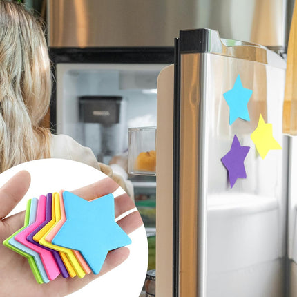 8 Color Star Shape Sticky Notes, 240 Sheets, Self-Sticky Note Pads for School Office Home.