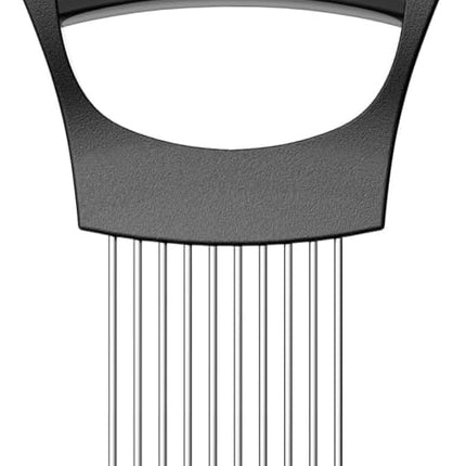 Onion Holder for Slicing, 304 Stainless Steel Onion Slicer Holder, Tomato & Vegetable Cutter, Fruit Slicer & Meat Tenderizer, Ergonomic Kitchen Gadget for Safe, Even & Odor-Free Cutting, Home Cooking.