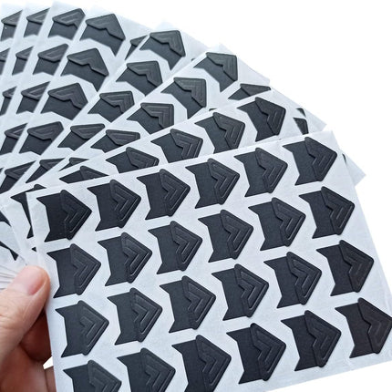 12 Sheets 288 Count Self-Adhesive Photo Corners Stickers, Acid Free Photo Mounting Corners for Scrapbooks, Memory Books, DIY Picture Album, Journal (Black).