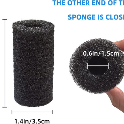 6pcs Pre-Filter Sponge, Pre Filter Foam Sponge Roll for Aquarium Fish Tank (6 x 3.5cm /2.4x1.4 inch).