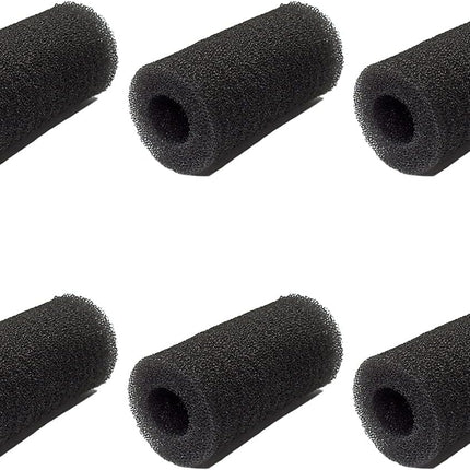6pcs Pre-Filter Sponge, Pre Filter Foam Sponge Roll for Aquarium Fish Tank (6 x 3.5cm /2.4x1.4 inch).