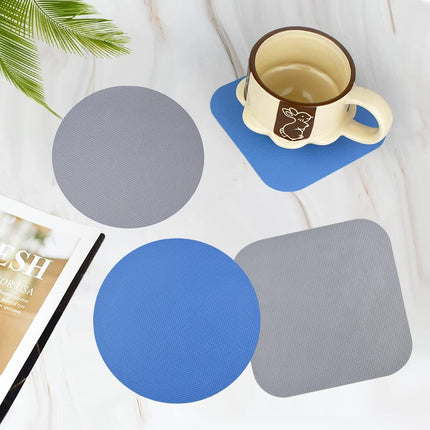 8 Pcs Reusable Jar Opener Gripper Pads Rubber Jar Opener Gripper Pads Multi-function Jar Opener for Elderly People with Arthritis and Weak hands (Blue, Gray).