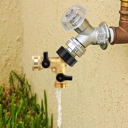 Brass Garden Hose End Caps, 2 Pack 3/4" Female End Cap, Garden Hose End Caps with 2 Washers.