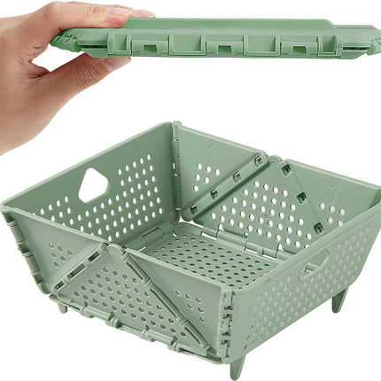 Plastic Colander Basket, Multi-Purpose Drainage & Storage Bin for Kitchen, Candy, Cookies, Holiday Snacks and Gift Items, Ventilated Organizer Tray for Home & Christmas Decorations Storage.
