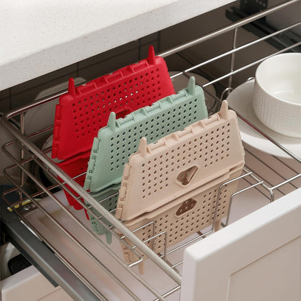 Plastic Colander Basket, Multi-Purpose Drainage & Storage Bin for Kitchen, Candy, Cookies, Holiday Snacks and Gift Items, Ventilated Organizer Tray for Home & Christmas Decorations Storage.