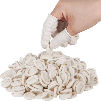 Finger Cots Disposable, Medium Finger Thumb Gloves Protectors, Sleeves Covers Protection for Fingertips (Approx.210 PCS).
