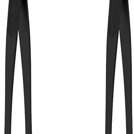 Kitchen Tongs for Cooking - 2PCS 12" Stainless Steel Cooking Tongs Tweezers, Metal Fine Kitchen Utensils with Precision Serrated Tips, Professional Chef Tweezers for Serving, BBQ, Pasta, Salad.
