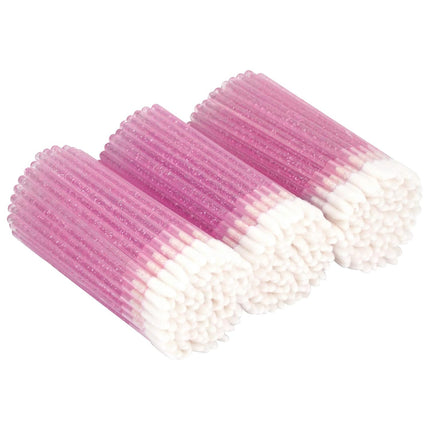 300 PCS Lip Brush, Disposable Makeup Applicators, Lip Gloss Brush Lipstick Applicator Wands, Multicolor Makeup Tool Kits Beauty Lipstick Cosmetic (Crystal Pink).
