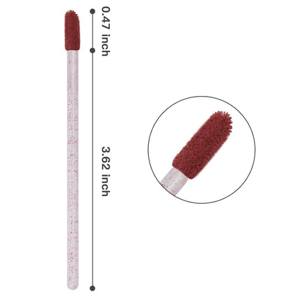 300 PCS Lip Brush, Disposable Makeup Applicators, Lip Gloss Brush Lipstick Applicator Wands, Multicolor Makeup Tool Kits Beauty Lipstick Cosmetic (Crystal Pink).