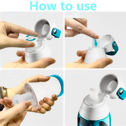Bite Valve Replacement for Brita Water Bottle, 2 Pack, Silicone, BPA-Free, 1 Liter, Sports, Travel.