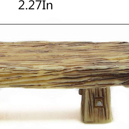 3Pcs Mini Resin Bench Miniature Fairy Garden Bench Dollhouse Accessories Statue DIY Decor Gift.