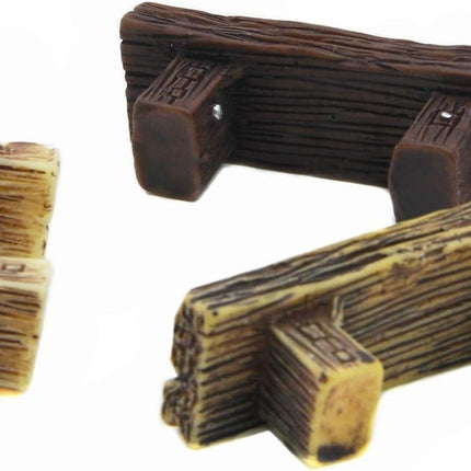 3Pcs Mini Resin Bench Miniature Fairy Garden Bench Dollhouse Accessories Statue DIY Decor Gift.