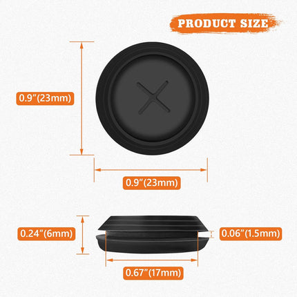 2 Pack Replacment Rubber Meat Probe Grommet Fit for Traeger Wood Pellet Grills, Probe Gaskets Compatible with 20, 22, 34, Ironwood, PRO, Timberline Series, Smoker Accessories.