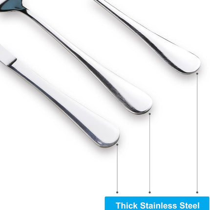 Travel Utensils With Case, Stainless Steel Reusable Portable Utensils Set With Case,  Travel Silverware Set.