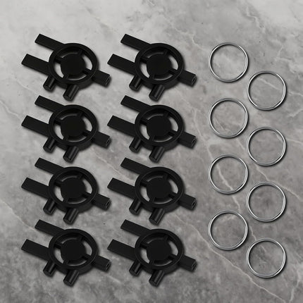 8pcs Dispenser Key Replacement for Cintas Sanis, 3-in-1 Toilet Paper Towel Holder Key Soap Dispensing for Home Office School Maintenance Commercial Business.