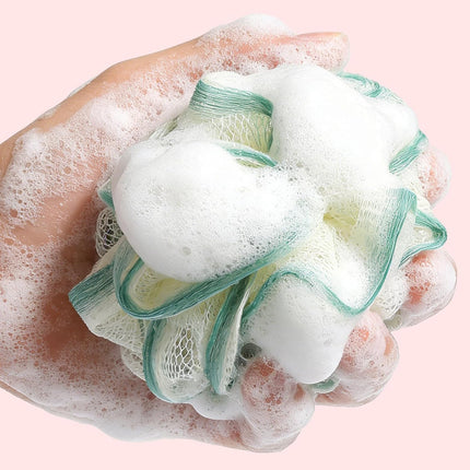 2 Pack Loofah Sponge Shower Loofahs - 2 Colors Bath Sponges Mesh Balls for Body Scrubber - Exfoliator Wash Back Scrubber Bathroom Men Women - Scrubbers Cleaning Bathing Accessories.