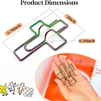 Paperclip Pen Holder, Metal Pen Holder for Notebook - 8 Pcs Cross Shaped Pen Clips Planner Accessories Office Supplies (Only for Pens with a Thickness of Less Than 0.5 Inches).