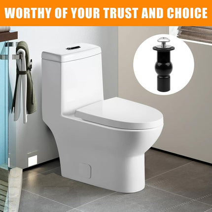 2 Pack Toilet Hinge Bolts, Universal Rubber Expansion Seat Cover Screws for Top Mounting Toilet Seat Hinges (for 14-16mm hole toilet seats).