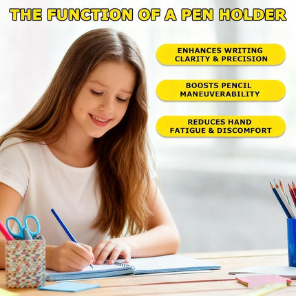 14-Pack Pencil Grips for Handwriting - 2Style (4Pcs Pen Grips w/Cushion & 10Pcs Cute Dolphin Pencil Grip) - Writing Posture Correction Writting Aids for Adults,18+Age.