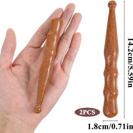 Massage Pen,Wooden Massage Tools Acupressure Pen Pressure Point Tool for Relaxing Body Hand Foot.