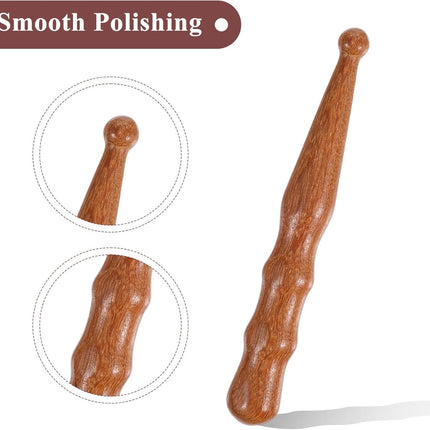 Massage Pen,Wooden Massage Tools Acupressure Pen Pressure Point Tool for Relaxing Body Hand Foot.