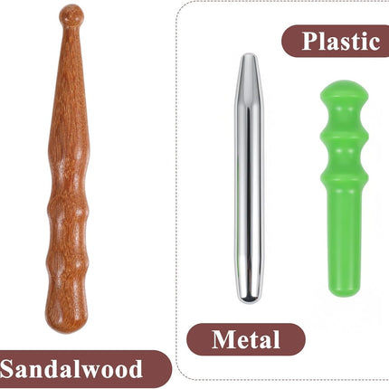 Massage Pen,Wooden Massage Tools Acupressure Pen Pressure Point Tool for Relaxing Body Hand Foot.