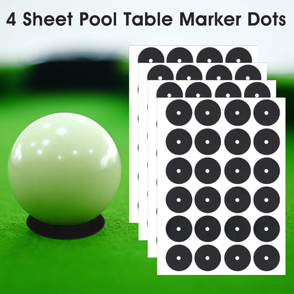96Pcs Pool Table Marker Dots, Billiard Spot Position Stickers, Billiard Point Sticker Accessories, Pool Table Stickers.