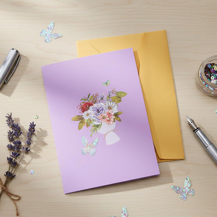 Butterfly Pop up Birthday Cards for Women, Pink Butterfly Waltz 3D Greeting Card for Birthday Anniversary Women’s Day Wedding Thank You Mother Wife Grandma.