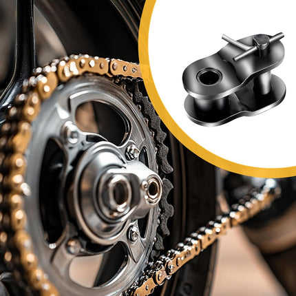 8 Pcs 420 Chain Roller Chain Offset Link 420 Chain Master Link, Half Link, Crank Link.