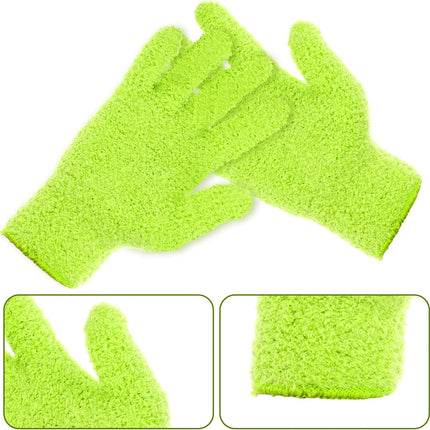 Microfiber Gloves for Plants, Microfiber Gloves For Plant Dusting, Leaf Cleaning Glove, Plant Leaf Cleaner and Shine for Houseplants, Reusable Indoor Plants Care Accessories, Washable Dusting Mitts.