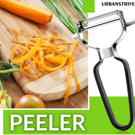 Stainless Steel Y Shaped Vegetable Peelers For Kitchen, Heavy Duty Potato Peeler Hand, Fruit Peeler Veggie Peeler, Kitchen Food Peelers, Comfortable Handle, Dishwasher Safe, Black.