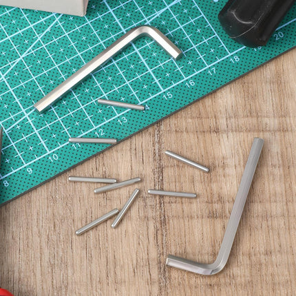 Self Closing Door Hinges Tension Pin Replacement Kit, 35pcs Stainless Steel Shelf Pins and 4pcs Hex Wrenches, Metal Dowel Pegs Shelf Support Pins for Automatic Closing of Door Hinges on Garage Doors.