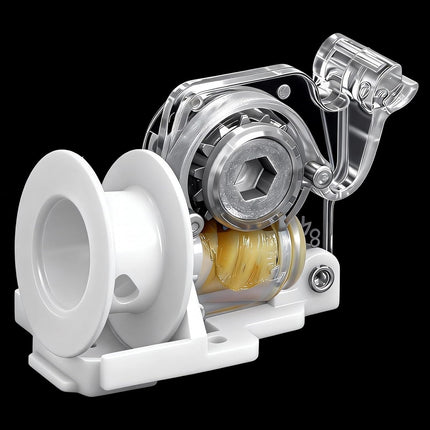 Vin Beauty Blind Tilt Mechanism Replacement Tilt Mechanism for Hexagonal Rod Horizontal Blinds with Transparent Thin Line and Curtain Accessories.