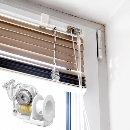 Vin Beauty Blind Tilt Mechanism Replacement Tilt Mechanism for Hexagonal Rod Horizontal Blinds with Transparent Thin Line and Curtain Accessories.