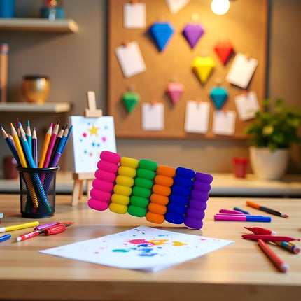 10Pcs Random Color Soft Foam Pencil Grips, Pen Grippers for Diamond Painting Pens Drill Pen, Pencil Cushion Drawing Pens for Drawing Writing Kids Toddlers Adults Arthritis.