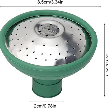 Green Universal Garden Watering Can Rose Head Water Sprinkler Sprayer Fit All Watering Can Rose Watering Can Spout Cover Nozzle Replacement Gardening Watering Equipment.