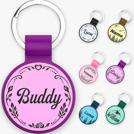 Handmade Teacher Lanyard | Stylish Silicone Beaded Design with Breakaway Clasp Personalized Name Tag Black Wood Disc for ID Badges and Keys.