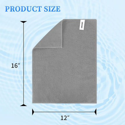 Microfiber Cleaning Cloth - Pack of 8, Size: 12 x 16 in, Multi-Functional Cleaning Towels, Highly Absorbent Cleaning Rags, Lint-Free, Streak-Free Cleaning Cloths for Car Kitchen Home.
