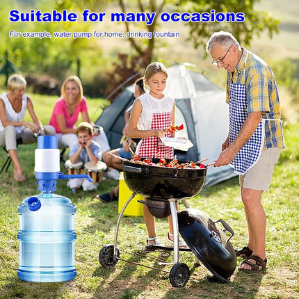 3 & 5 Gallon Water Jug Cap Reusable, Food Grade Silicone Replacement Gallon Caps for 55mm Standard/Screw/Crown Tops Water Bottle and Water Dispensers, Non-Spill Lids for Anti-Splash, Leak Free (3PCS).
