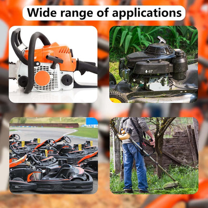 Pull Cord with Recoil Starter Handle Gasoline Engine Starter Handle Grip Recoil Starter Pull Handle for Lawn Mower, Chainsaw, Generator (2 Pack).