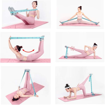 Nitpicker Stretching Straps Hamstring Stretcher Device Elastic Exercise Band Yoga mat Carrying Straps Leg Exercise Equipment Stretching Strap with Loops for Flexibility Stretch Strap 11 Loops.