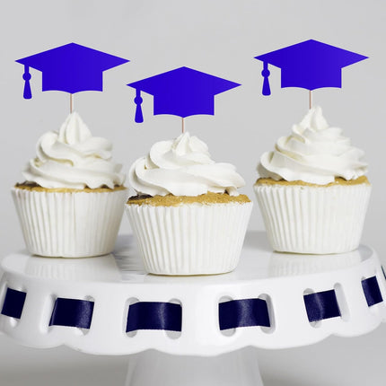 Graduation Cap Stickers 2026 - Blue Graduation Hat Stickers Self-Adhesive Graduations Envelope Seal Sticker 420Pcs Congrats Grad Cap Sticker Class of 2026 for Senior College Grad Party Favor.