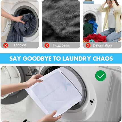 Mesh Laundry Bags for Delicates, 3 Pack Laundry Bags Mesh Wash Bags in 3 Sizes(1 Large, 1 Medium, 1 Small), Durable and Gentle Lingerie Bags for Washing Delicates, Garment Bag for Washing Machine.