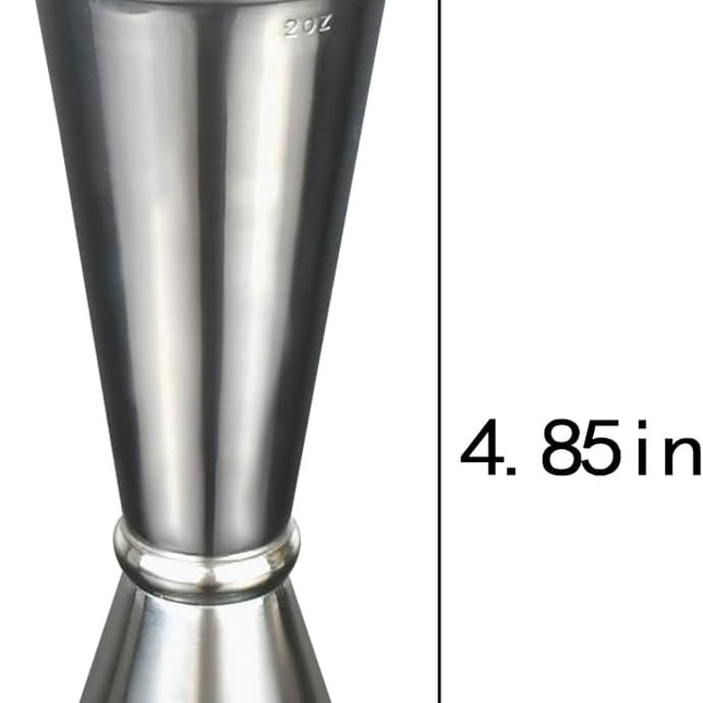 304 Stainless Steel Cocktail Double Jigger Japanese Style Measuring Oz Cup Bar Tool Shot for Bartending Bartender Jiggers Ounce Measurements Alcohol Drink Markings Perfect Party Silver Kitchen Tools.