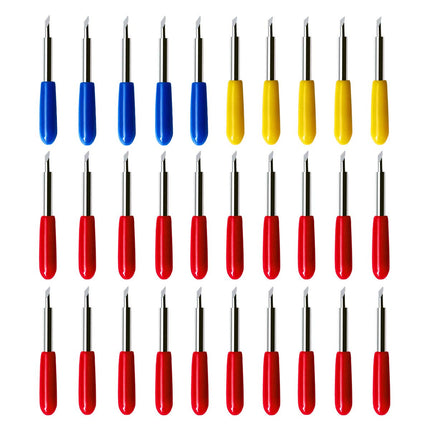 30 Pcs Replacement Blades for Explore Air 2 Blade Maker Expression Vinyl Cutter Machines Needle Degree 45 60 Cutting Plotter Multi.