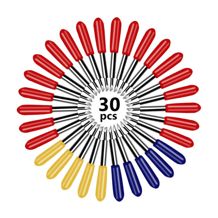 30 Pcs Replacement Blades for Explore Air 2 Blade Maker Expression Vinyl Cutter Machines Needle Degree 45 60 Cutting Plotter Multi.