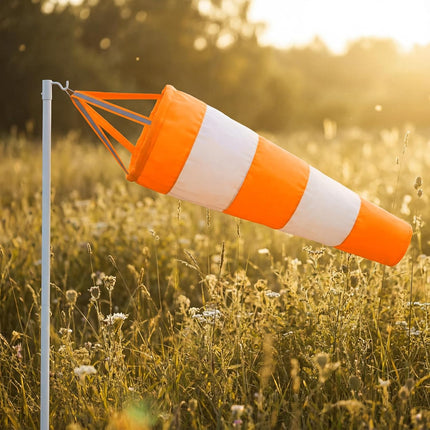 Wind Socks for Outside, 30 Inch Heavy Duty Windsock Waterproof Rip-Stop Hanging Windsocks Wind Sock Direction Indicators with Reflective Belt for Flags Outdoors Airport Farm Park Yard.