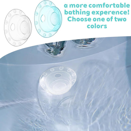 2 Pcs Bathtub Overflow Drain Cover Bathtub Stoppers 6.1 Inch Transparent & Green PVC Tub Overflow Drain Cover Plug for Deep Water Bath, Universal Fit for Tub Drains Hole.